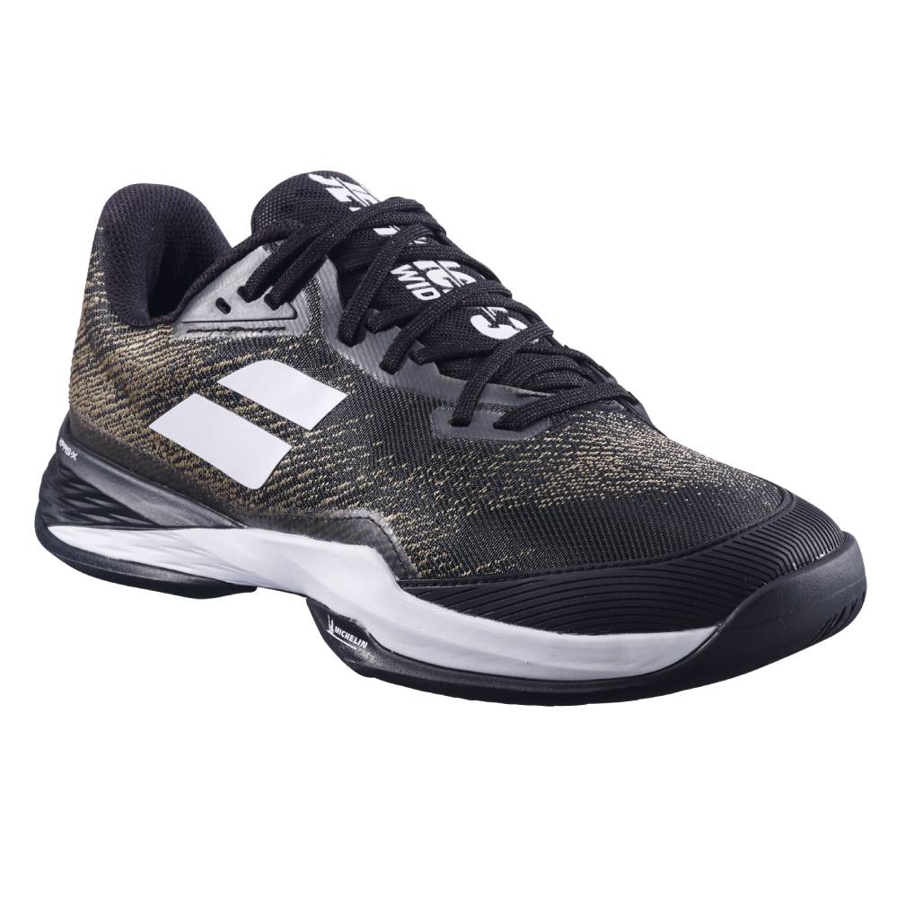 Babolat Jet Mach 3 AC Wide Men's Tennis Shoe (Black/White) - RacquetGuys.ca