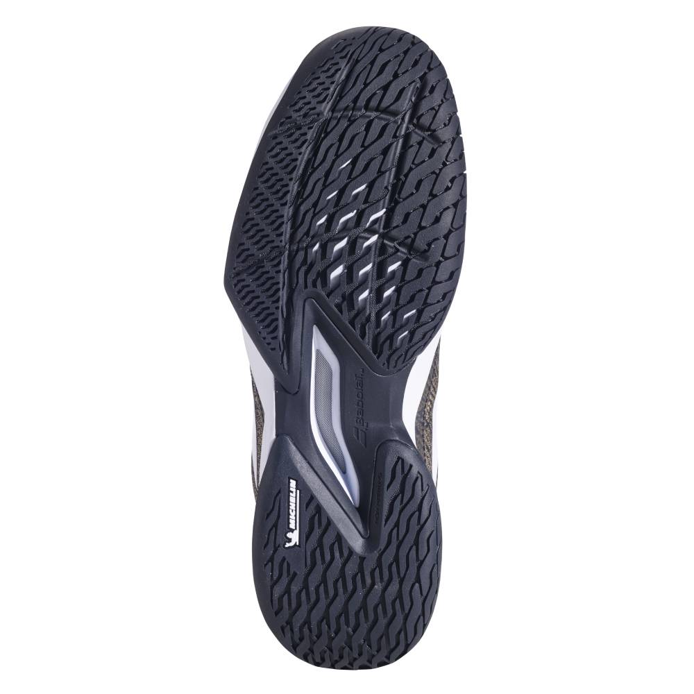Babolat Jet Mach 3 AC Wide Men's Tennis Shoe (Black/White