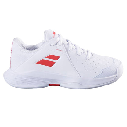 Babolat Propulse 3 AC Junior Tennis Shoe (White/Red) - RacquetGuys.ca
