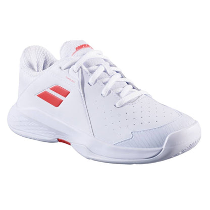 Babolat Propulse 3 AC Junior Tennis Shoe (White/Red) - RacquetGuys.ca