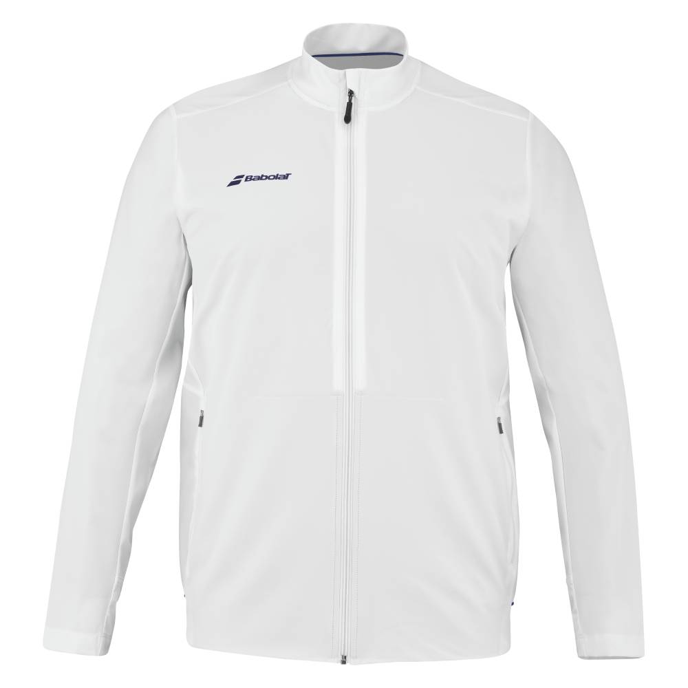 Babolat Men's Play Jacket (White) - RacquetGuys.ca