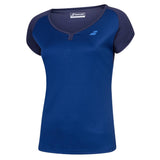 Babolat Women's Play Cap Sleeve Top (Navy)