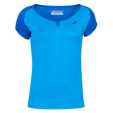 Babolat Women's Play Cap Sleeve Top (Blue)