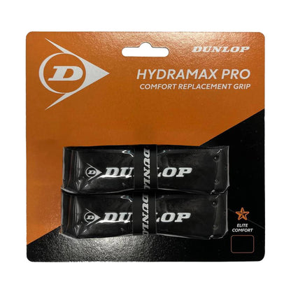 Dunlop Hydramax Pro Grip 2-Grip Package (Black) - RacquetGuys.ca