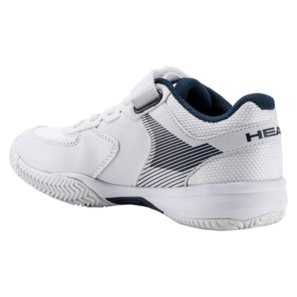 Head Sprint Velcro Junior Tennis Shoe (White/Blueberry) - RacquetGuys.ca