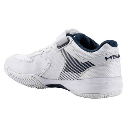 Head Sprint Velcro Junior Tennis Shoe (White/Blueberry) - RacquetGuys.ca