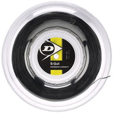 Dunlop S-Gut 16/1.32 Tennis String Reel (Black)