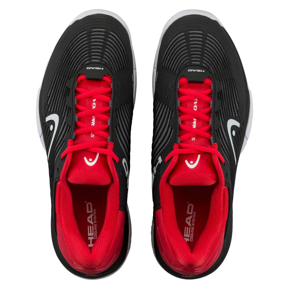 Head Revolt Pro 4.5 Men's Tennis Shoe (Black/Red) - RacquetGuys.ca