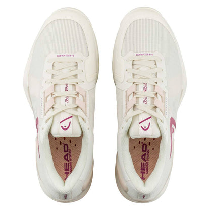 Head Sprint Pro 3.5 Women's Tennis Shoe (Chalk White / Purple) - RacquetGuys.ca