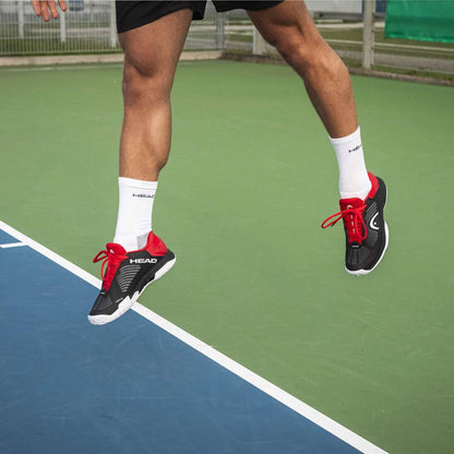 Head Revolt Pro 4.5 Men's Tennis Shoe (Black/Red) - RacquetGuys.ca
