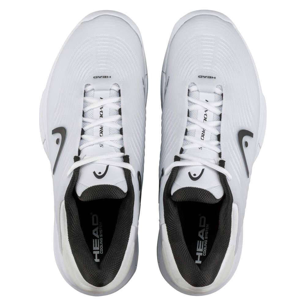 Head Revolt Pro 4.5 Men's Tennis Shoe (White/Black) - RacquetGuys.ca