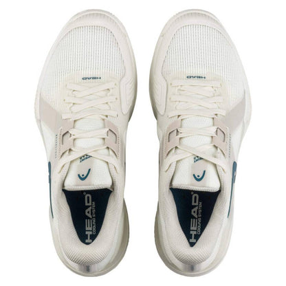 Head Sprint Pro 4.0 Women's Tennis Shoe (Chalk White/Twilight Blue) - RacquetGuys.ca
