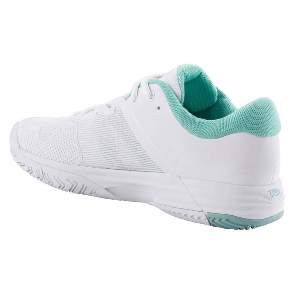 Head Revolt Evo 2.0 Women's Tennis Shoe (White/Turquoise) - RacquetGuys.ca