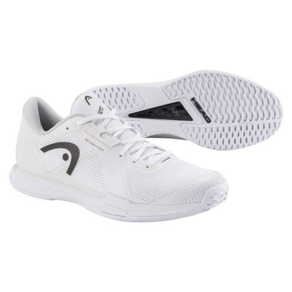 Head Sprint Pro 4.0 Men's Tennis Shoe (White/Black) - RacquetGuys.ca