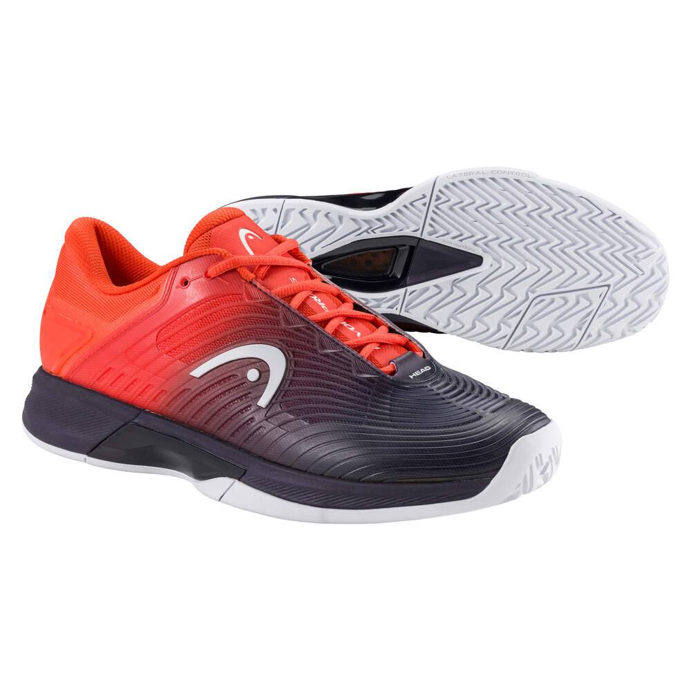 Head Revolt Pro 4.5 Men's Tennis Shoe (Dark Blue/Red) - RacquetGuys.ca