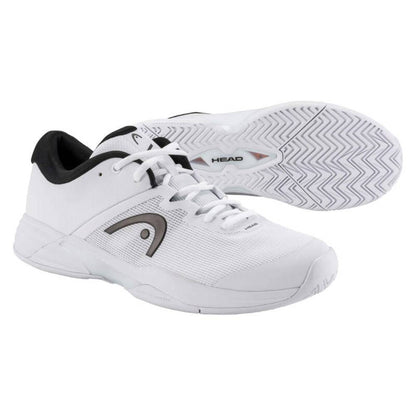 Head Revolt Evo 2.0 Men's Tennis Shoe (White/Black) - RacquetGuys.ca