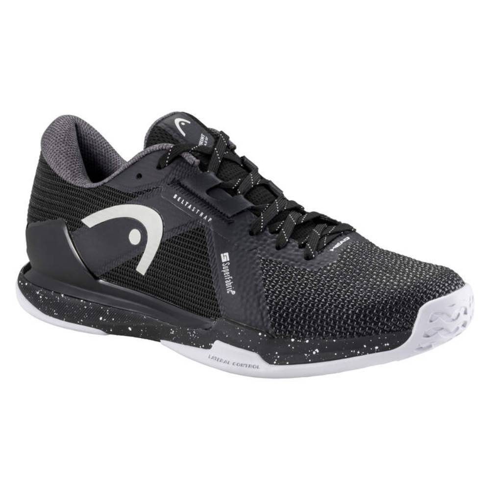 Head Sprint Pro 4.0 SF Men's Tennis Shoe (Black/White) - RacquetGuys.ca