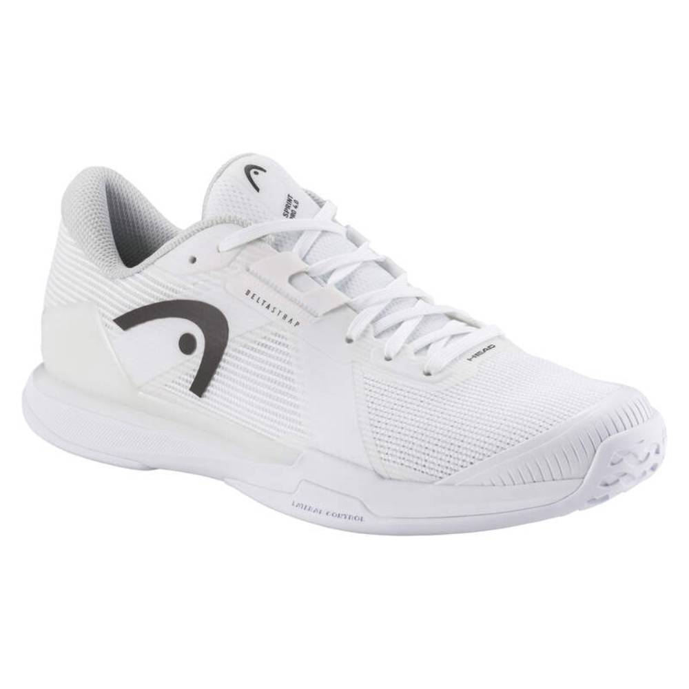 Head Sprint Pro 4.0 Men's Tennis Shoe (White/Black) - RacquetGuys.ca