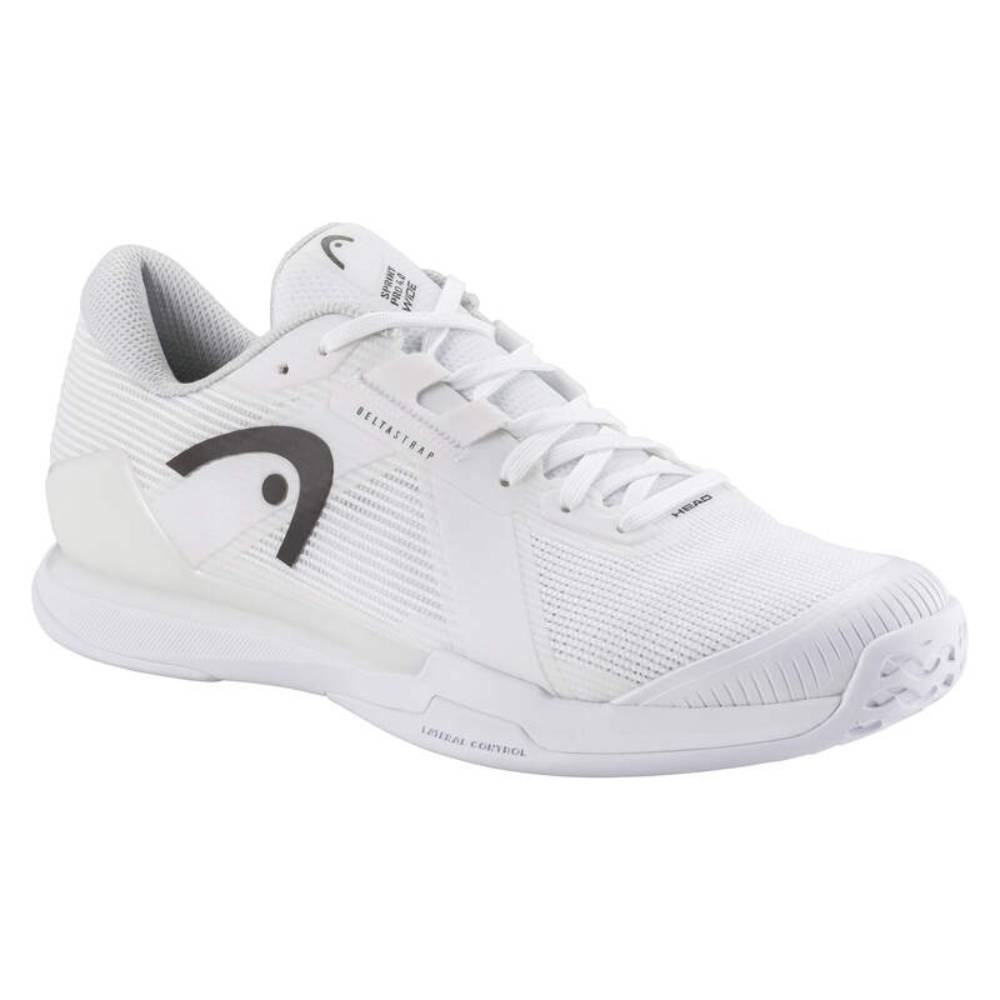 Head Sprint Pro 4.0 Wide Men's Tennis Shoe (White/Black) - RacquetGuys.ca