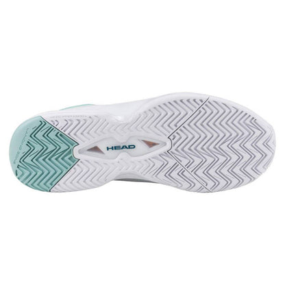 Head Revolt Evo 2.0 Women's Tennis Shoe (White/Turquoise) - RacquetGuys.ca