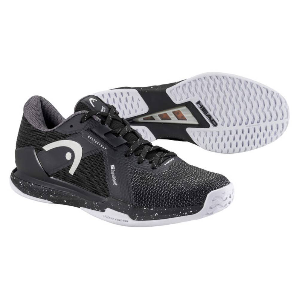 Head Sprint Pro 4.0 SF Men's Tennis Shoe (Black/White) - RacquetGuys.ca