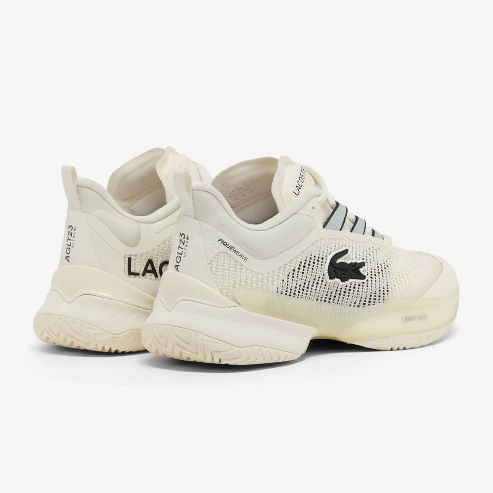 Lacoste AG-LT23 Ultra SFA Women's Tennis Shoe (Off White) - RacquetGuys.ca