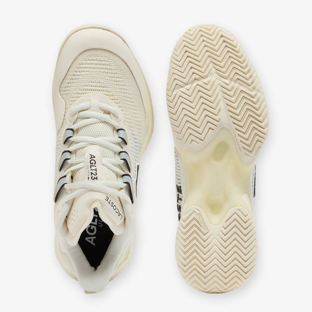 Lacoste AG-LT23 Ultra SFA Women's Tennis Shoe (Off White) - RacquetGuys.ca