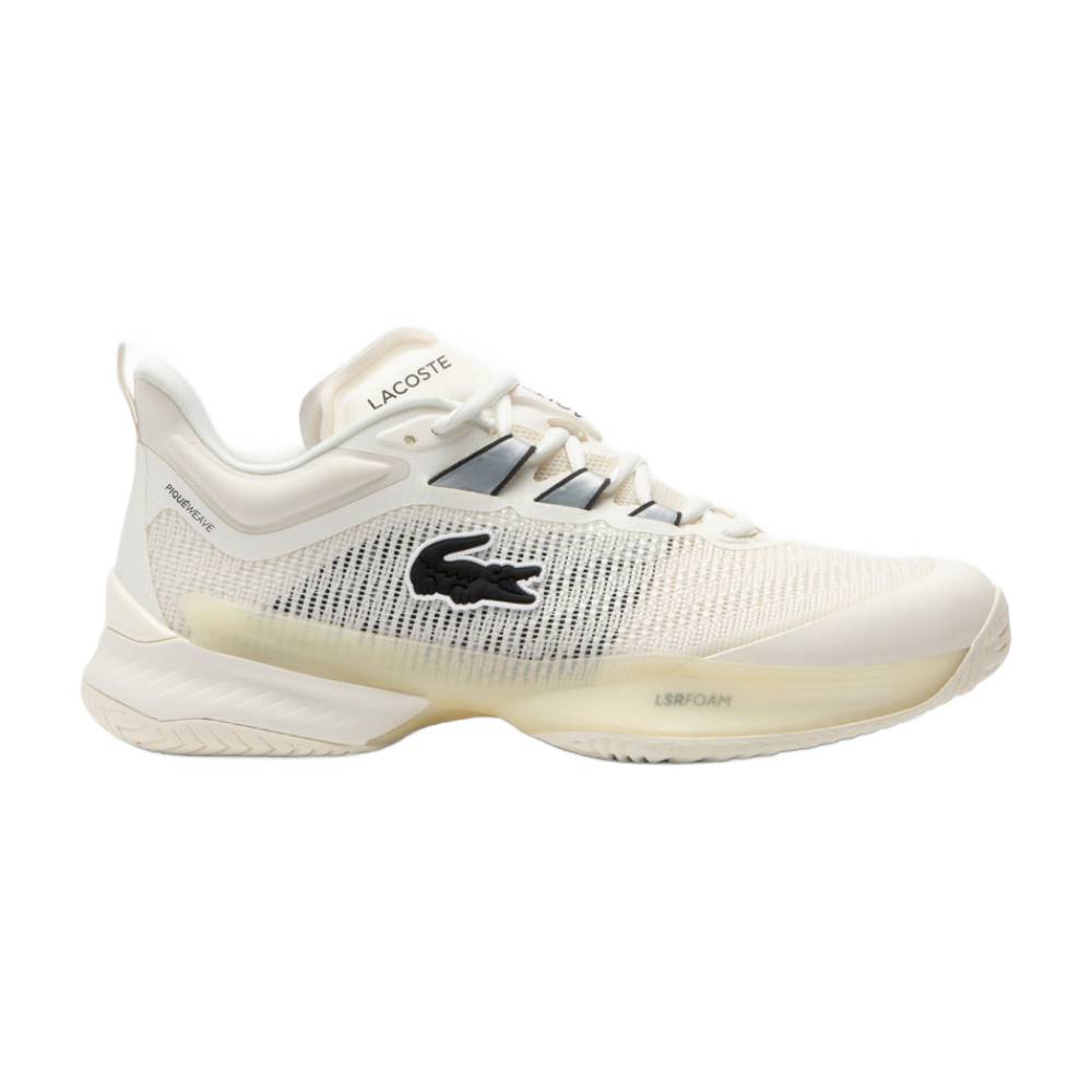 Lacoste AG-LT23 Ultra SMA Men's Tennis Shoe (Off White) - RacquetGuys.ca