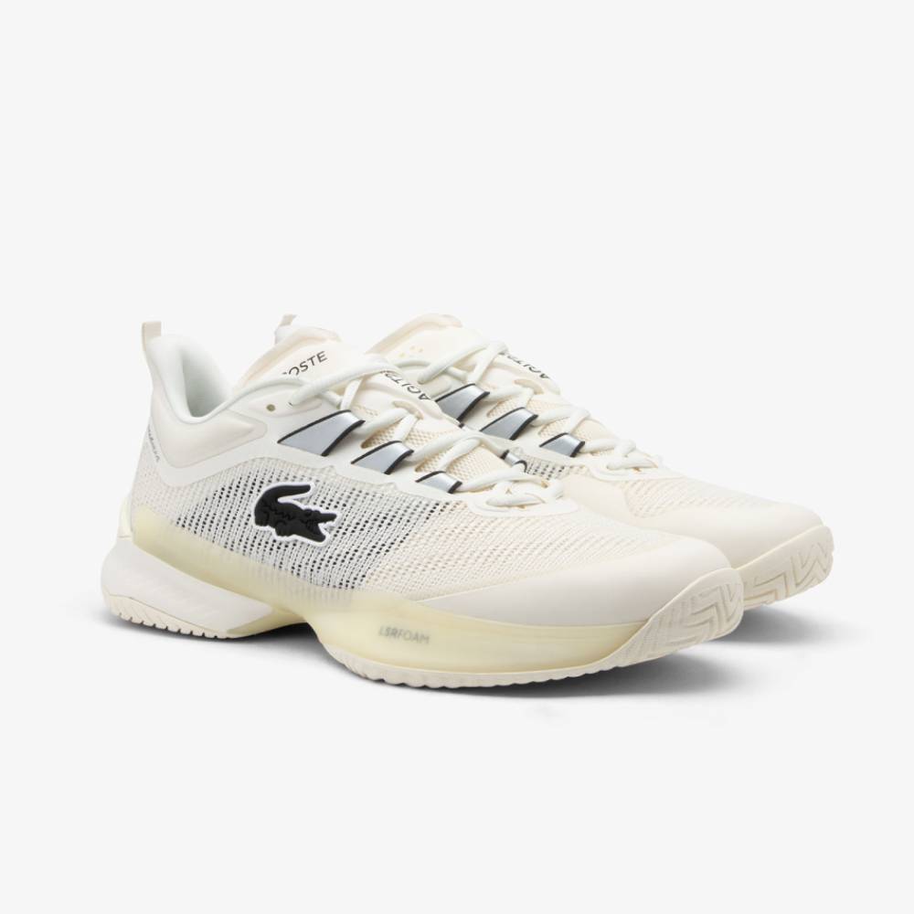 Lacoste AG-LT23 Ultra SMA Men's Tennis Shoe (Off White) - RacquetGuys.ca