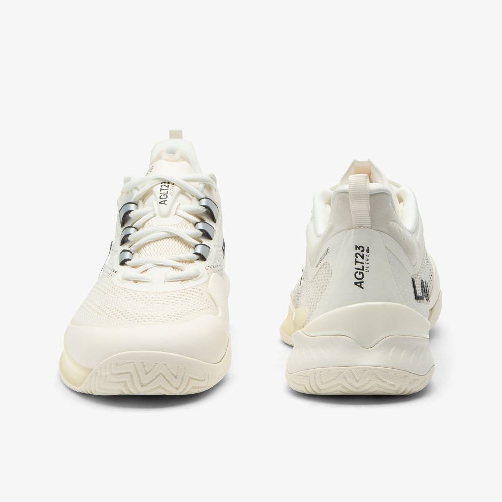Lacoste AG-LT23 Ultra SMA Men's Tennis Shoe (Off White) - RacquetGuys.ca