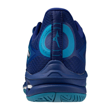 Mizuno Wave Exceed Tour 6 AC Men's Tennis Shoe (Bellwether Blue/White) - RacquetGuys.ca