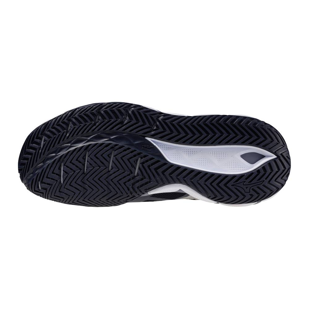 Mizuno Wave Enforce Tour 2 AC Men's Tennis Shoe (Odyssey Grey/White) - RacquetGuys.ca