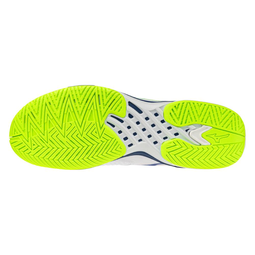 Mizuno Wave Exceed Tour 7 AC Men's Tennis Shoe (White/Dazzling Blue)