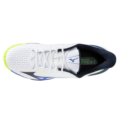 Mizuno Wave Exceed Tour 7 AC Men's Tennis Shoe (White/Dazzling Blue)