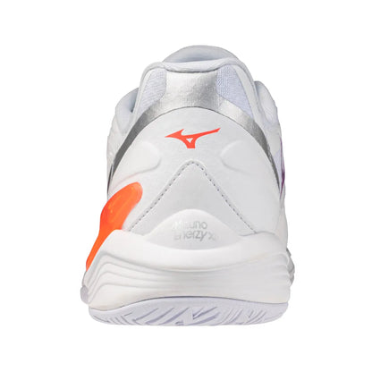 Mizuno Neo Ace AC Women's Tennis Shoe (White-Dahlia) - RacquetGuys.ca
