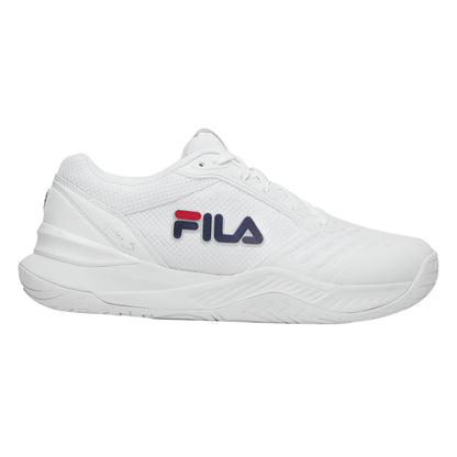 Fila Axilus 3 Women's Tennis Shoe (White/Navy) - RacquetGuys.ca