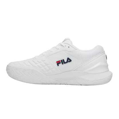Fila Axilus 3 Women's Tennis Shoe (White/Navy) - RacquetGuys.ca