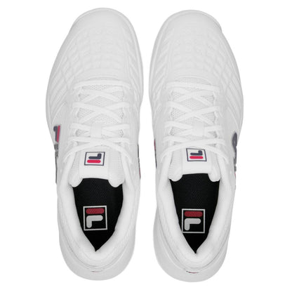 Fila Axilus 3 Women's Tennis Shoe (White/Navy) - RacquetGuys.ca