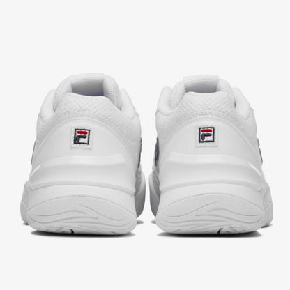 Fila Axilus 3 Women's Tennis Shoe (White/Navy) - RacquetGuys.ca