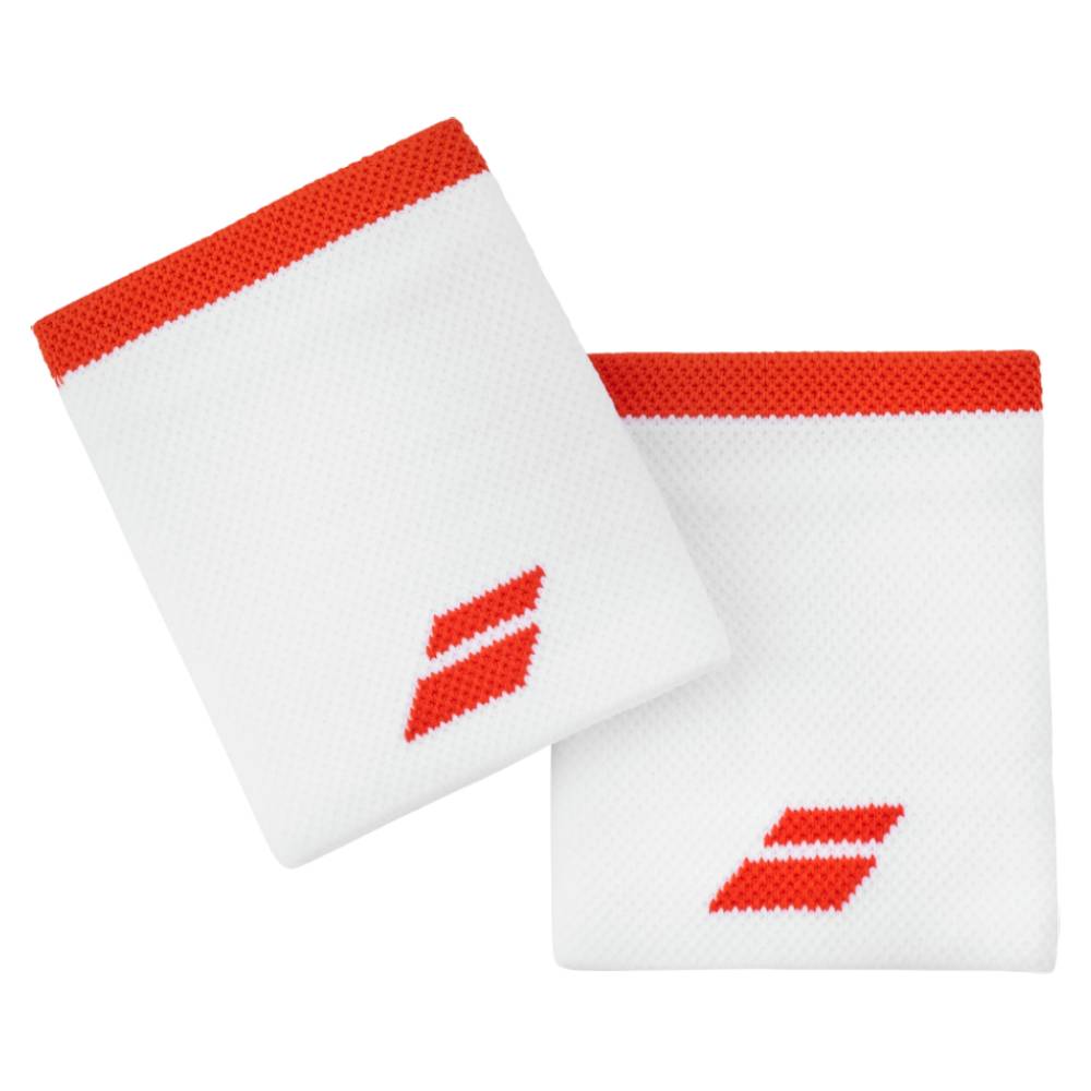 Babolat Logo Jumbo Wristband (White) - RacquetGuys.ca