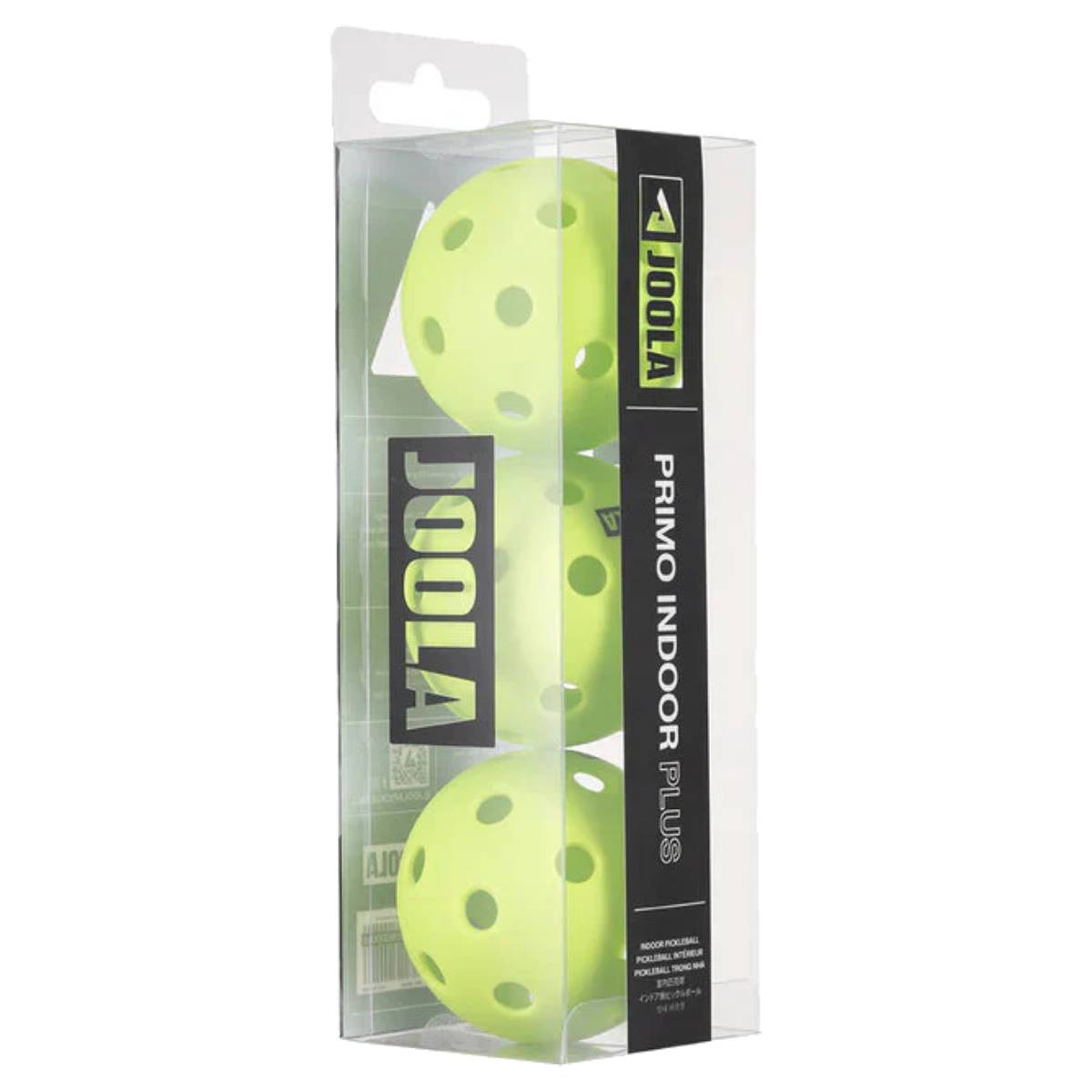 JOOLA Primo Indoor Plus Pickleball Neon Green (3 pack) - RacquetGuys.ca