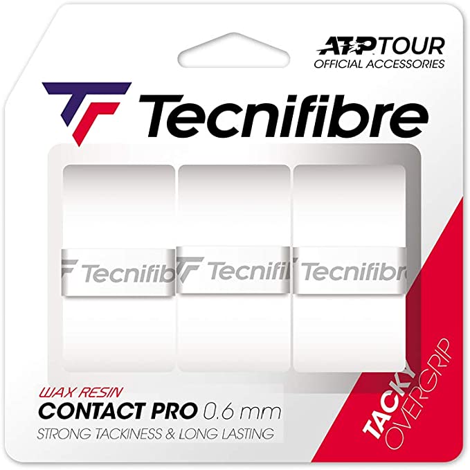 Tecnifibre ATP Pro Contact Overgrip (White) - RacquetGuys.ca