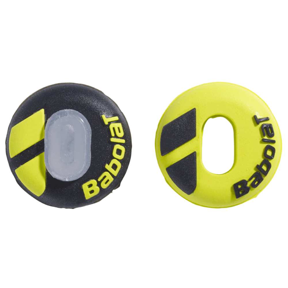 Babolat Custom Vibration Dampeners (Black/Yellow) - RacquetGuys.ca