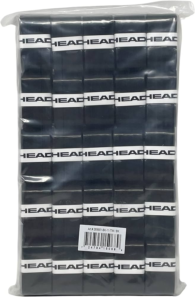 Head Prime Tour Overgrip 50 Pack (Black) - RacquetGuys.ca