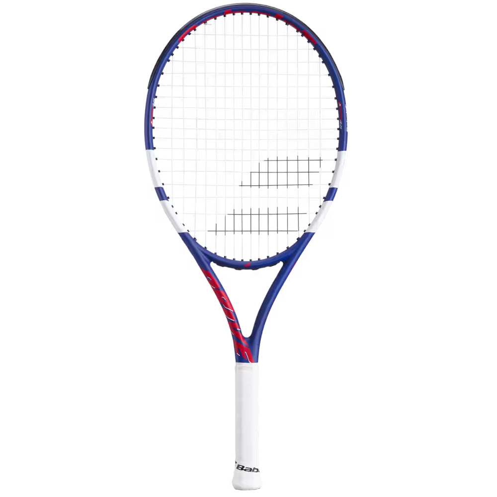 Babolat Drive 25 Junior Gen 11 (Pre-strung, Blue/Red) - RacquetGuys.ca