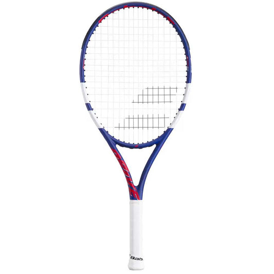 Babolat Drive 25 Junior Gen 11 (Pre-strung, Blue/Red) - RacquetGuys.ca