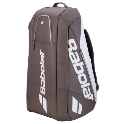 Babolat Pure Wimbledon 9 Pack Racquet Bag (White/Brown) - RacquetGuys.ca