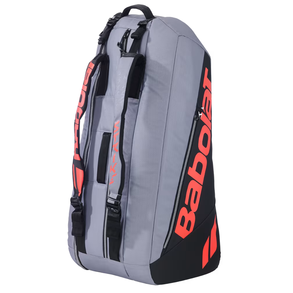 Babolat Pure Strike 6 Racquet Bag Carbon Grey 4th Gen. - RacquetGuys.ca