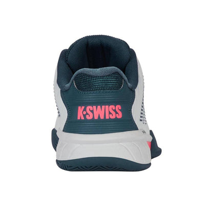 K-Swiss Hypercourt Express 2 Junior Tennis Shoe (White/Stargazer) - RacquetGuys.ca