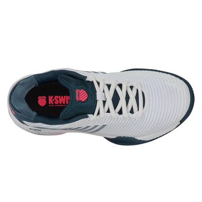 K-Swiss Hypercourt Express 2 Junior Tennis Shoe (White/Stargazer) - RacquetGuys.ca
